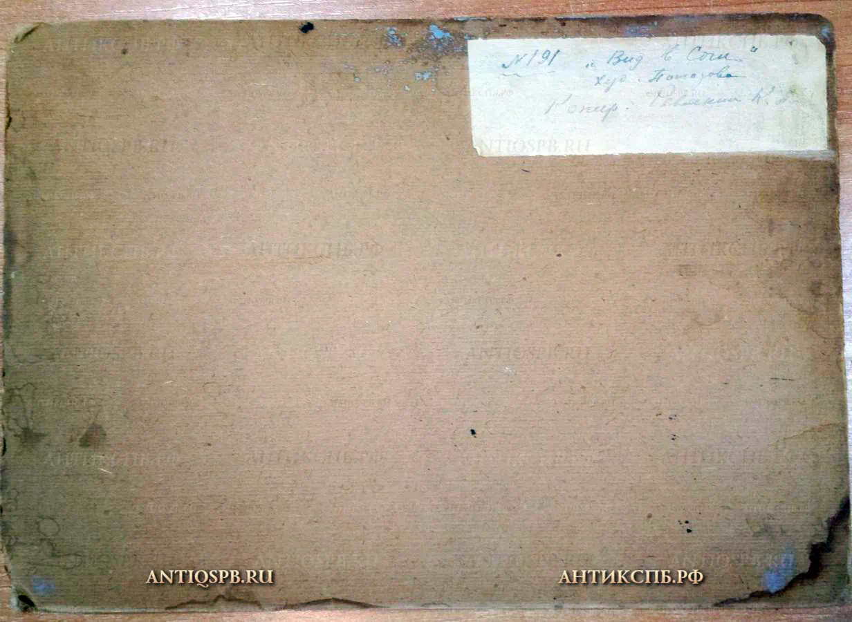 17978.20. Этюд "Вид в Сочи". 
